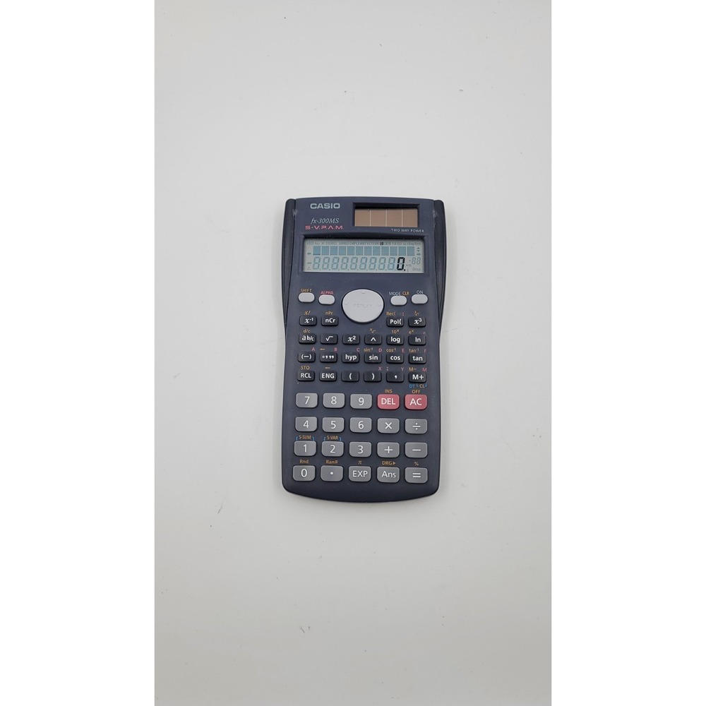 Casio Electronic Scientific Calculator S-VPAM FX-300MS, Tested Working